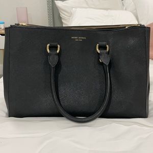 Black Henri Bendel leather bag